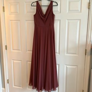 Jenny Yoo Liana Bridesmaid Dress (Cinnamon Rose)